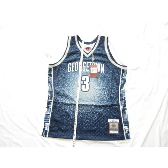 New Mitchell & Ness Allen Aiverson Georgetown Swingman 95-96 Jersey Sz XL (NW51)